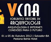 V Congresso Nacional de Arquivologia – 2012